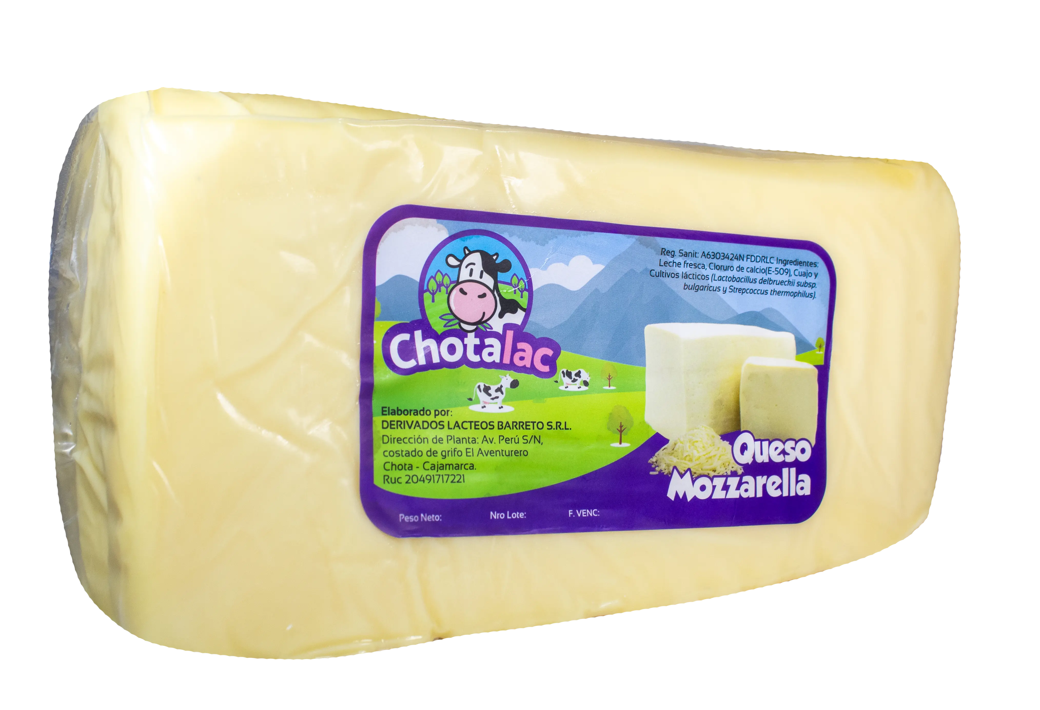 Queso Mozzarella con Sal 2 kg - Vista 3