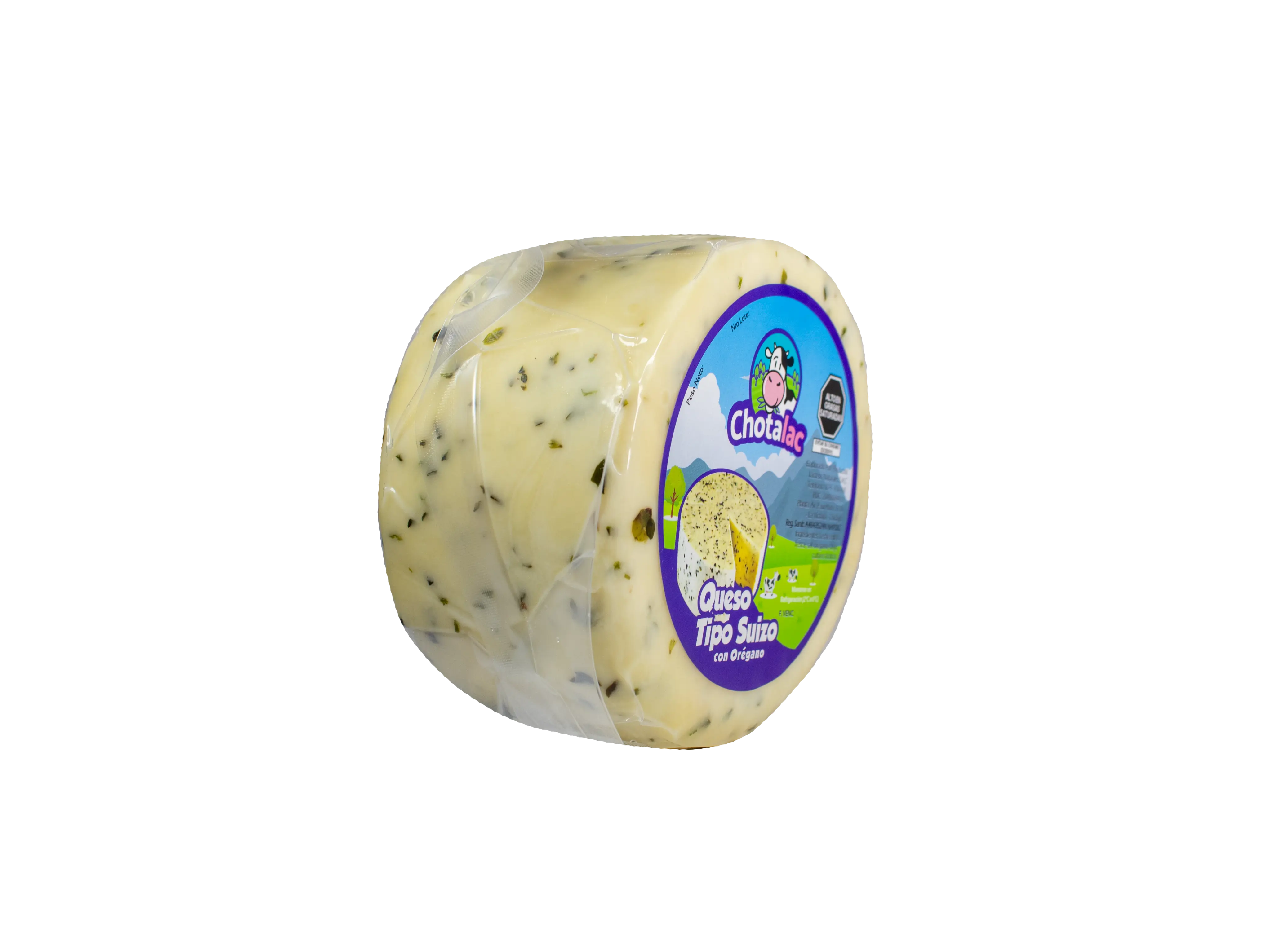 Queso Suizo con Orégano Redondo - Vista 3