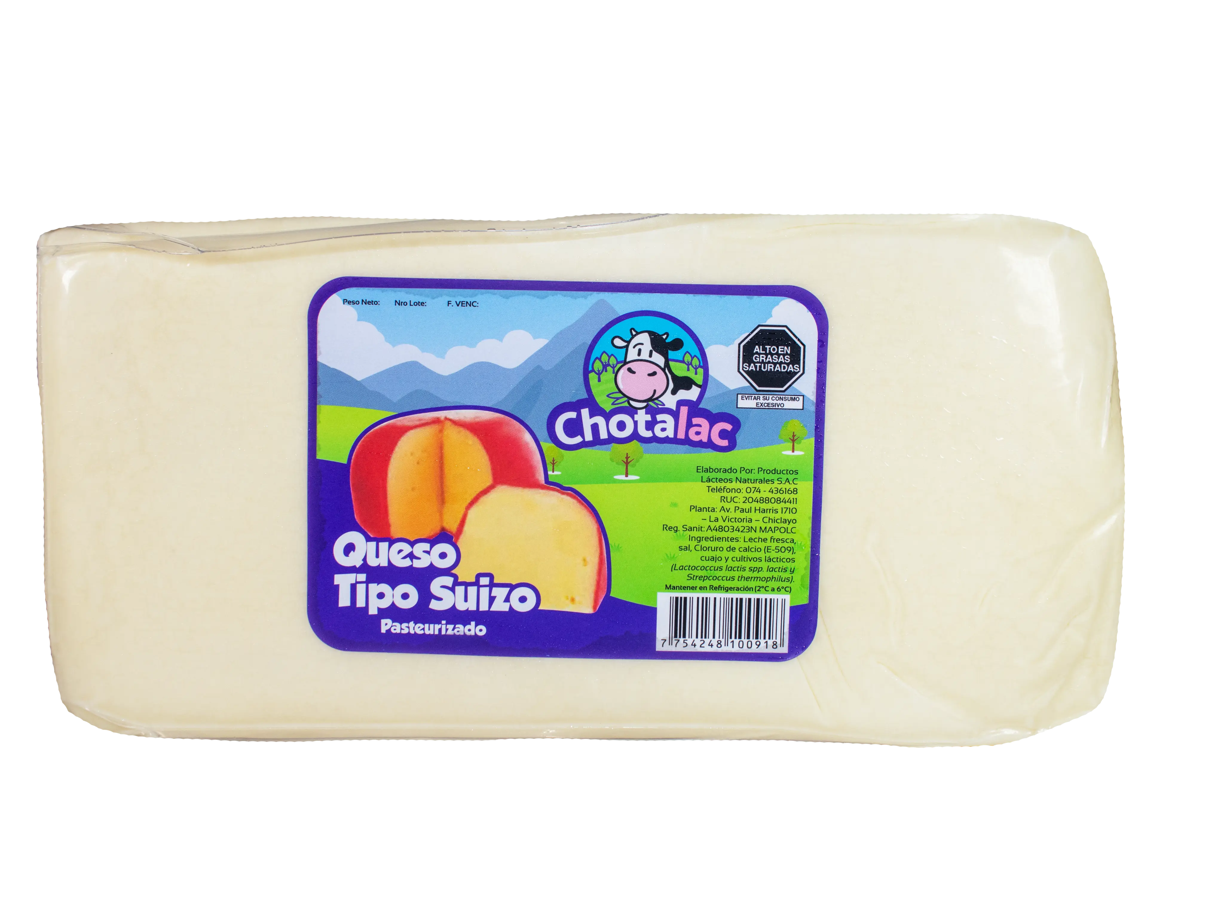 Queso Suizo - 3.5 kg