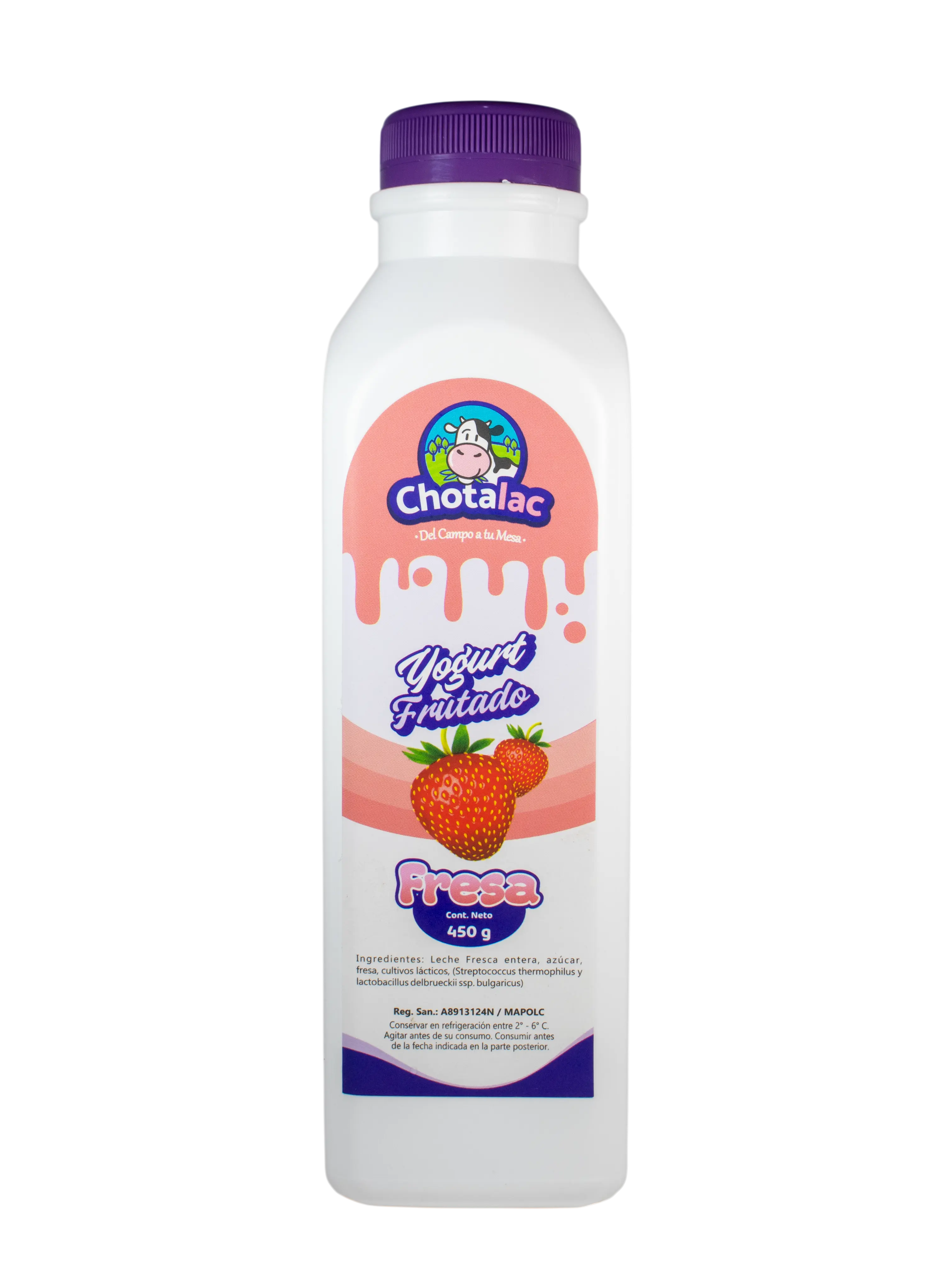 Yogurt Frutado Fresa - Pequeño